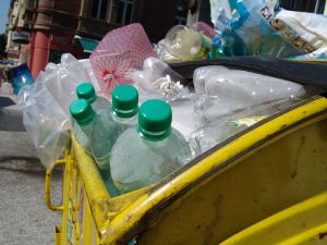 http://commons.wikimedia.org/wiki/Image:PET_bottles_in_a_trash_can_(Prague).jpg — image credit: Wikimedia Commons