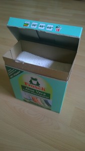 Waschmittel im Karton